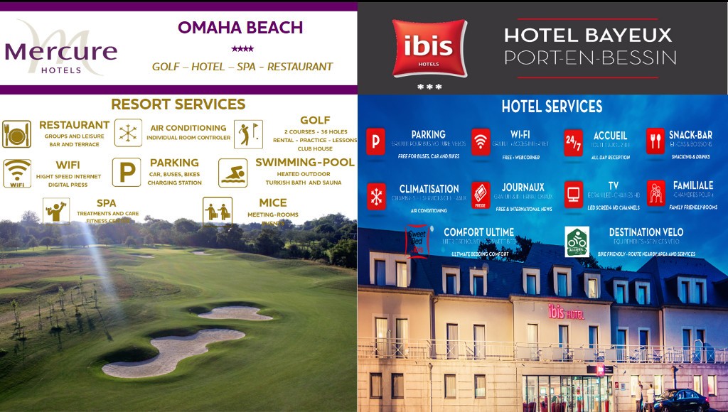 Hotel Ibis et Mercure Omaha Beach- Port-En-Bessin-Normandie