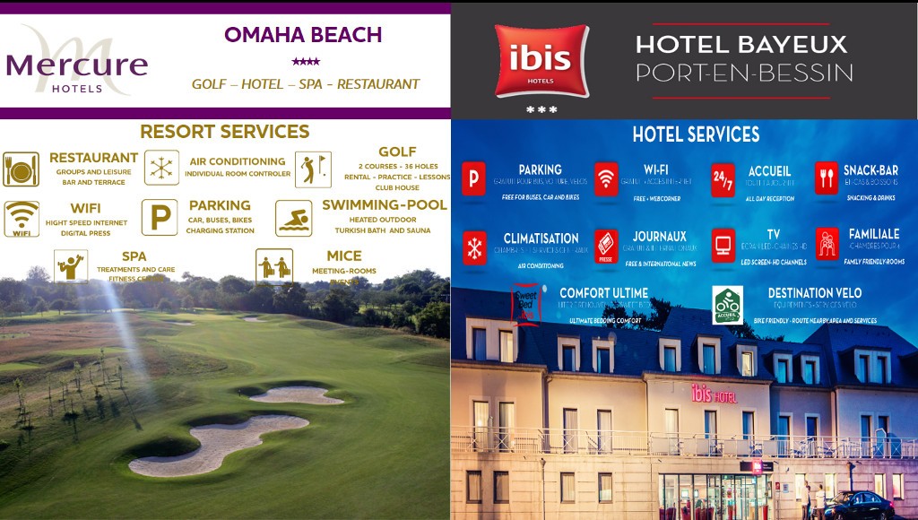 Hotel Ibis et Mercure Omaha Beach- Port-En-Bessin-Normandie